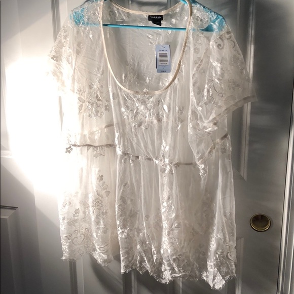 Torrid lace shirt - Picture 2 of 6